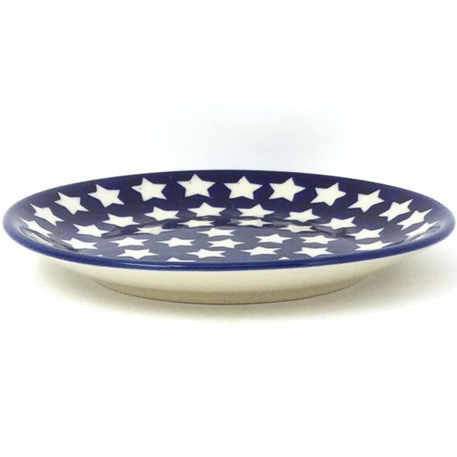 Plates * | Janelle Imports Bread & Butter Plate In White Stars