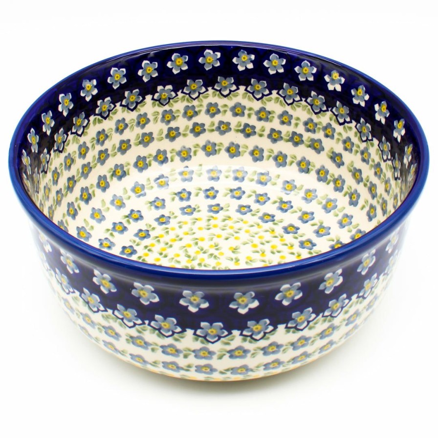 Bowls * | Janelle Imports Family Deep Bowl In Periwinkle