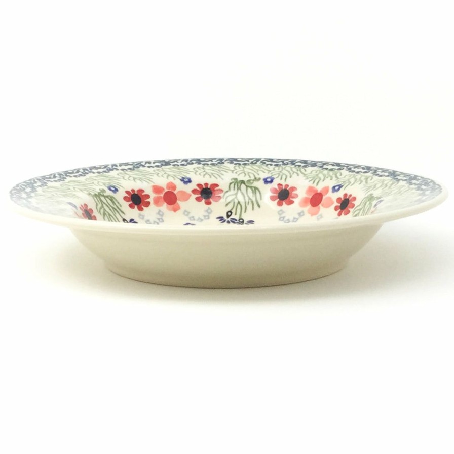 Plates * | Janelle Imports Soup Plate In Dill Flowers