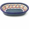 Bakeware * | Janelle Imports Lg Oval Baker In Wild Flowers