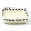 Bakeware * | Janelle Imports Deep Square Baker In Blue Roosters