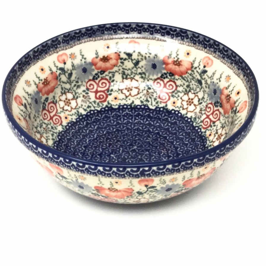 Bowls * | Janelle Imports Round Bowl 64 Oz In Perennial Garden