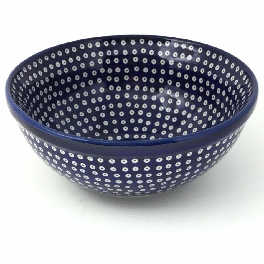 Bowls * | Janelle Imports Round Bowl 32 Oz Blue Elegance