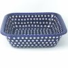 Bakeware * | Janelle Imports Deep Square Baker In Blue Tradition