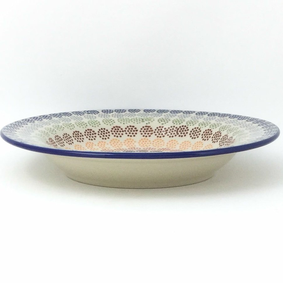 Plates * | Janelle Imports Soup Plate In Modern Dots