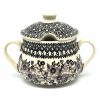 Table Accessories * | Janelle Imports Family Style Sugar Bowl 14 Oz In Gray & Black