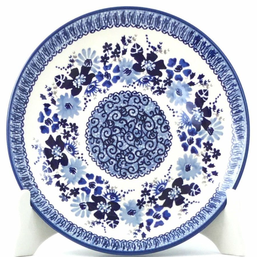 Plates * | Janelle Imports Luncheon Plate In Stunning Blue