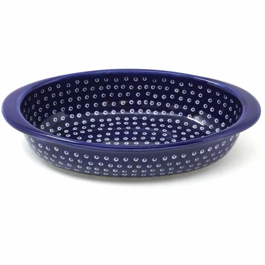 Bakeware * | Janelle Imports Au Gratin Baker In Blue Elegance