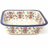 Bakeware * | Janelle Imports Deep Square Baker In Delicate Flowers