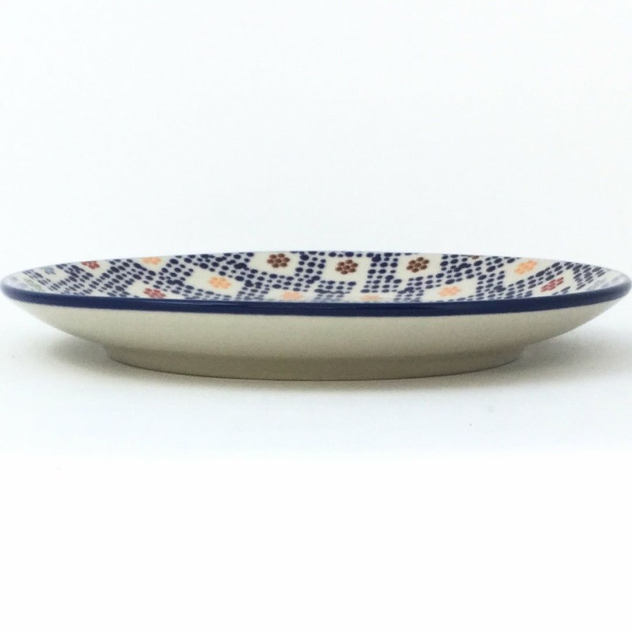 Plates * | Janelle Imports Luncheon Plate In Modern Checkers