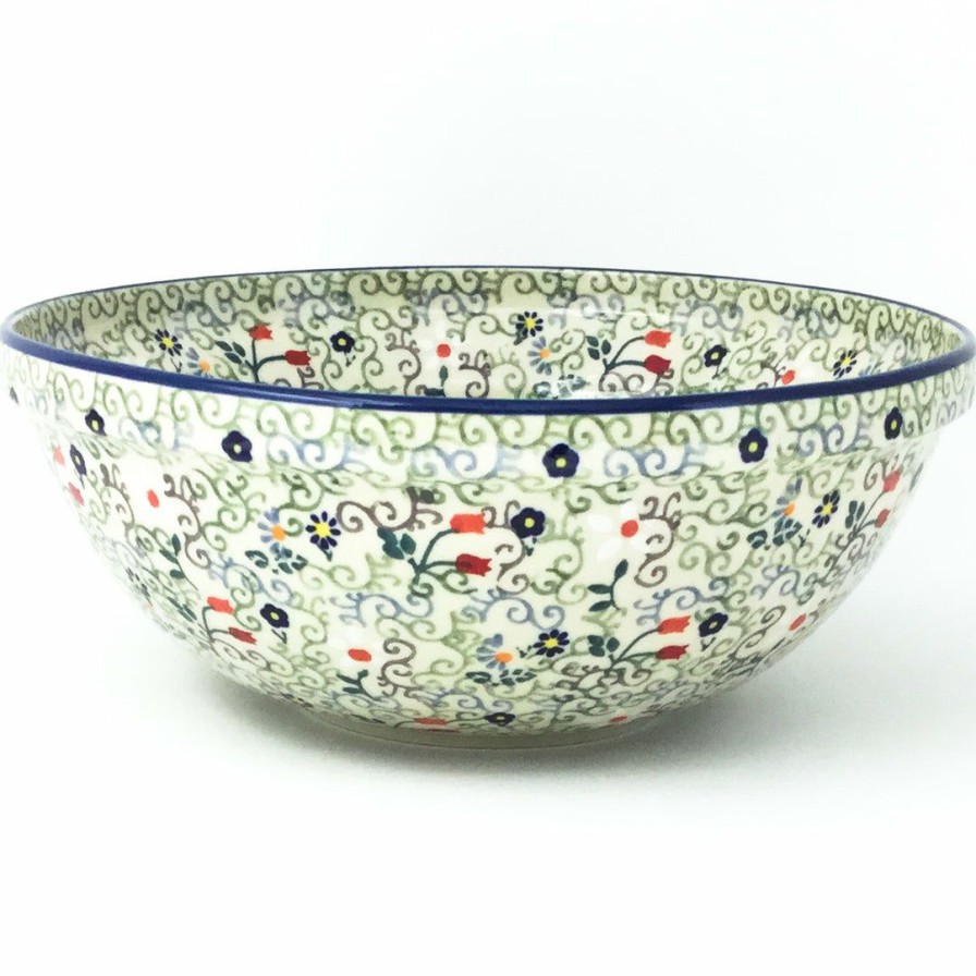 Bowls * | Janelle Imports Round Bowl 64 Oz In Early Spring