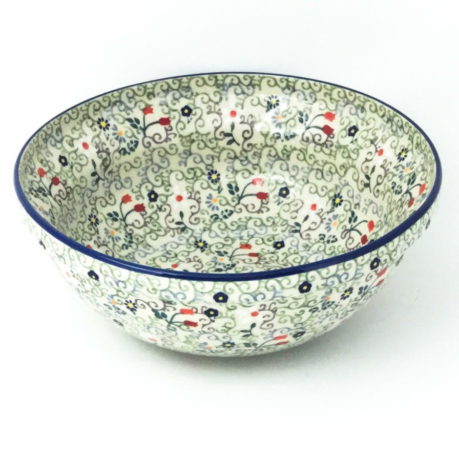 Bowls * | Janelle Imports Round Bowl 64 Oz In Early Spring