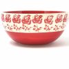 Bowls * | Janelle Imports Soup Bowl 24 Oz In Red Rose