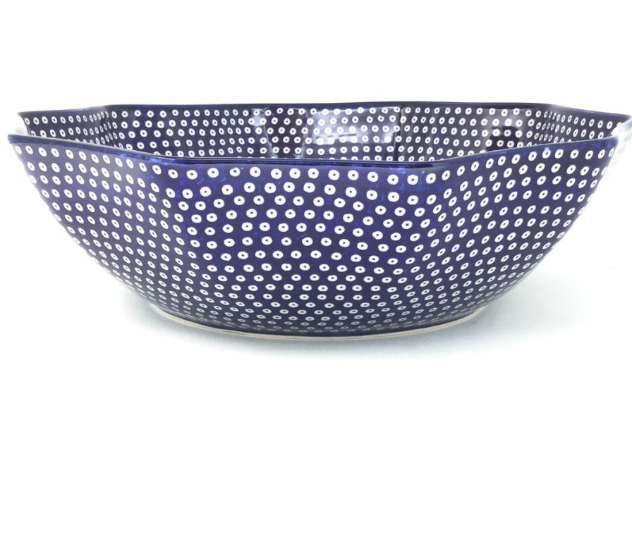 Bowls * | Janelle Imports Lg New Kitchen Bowl In Blue Elegance