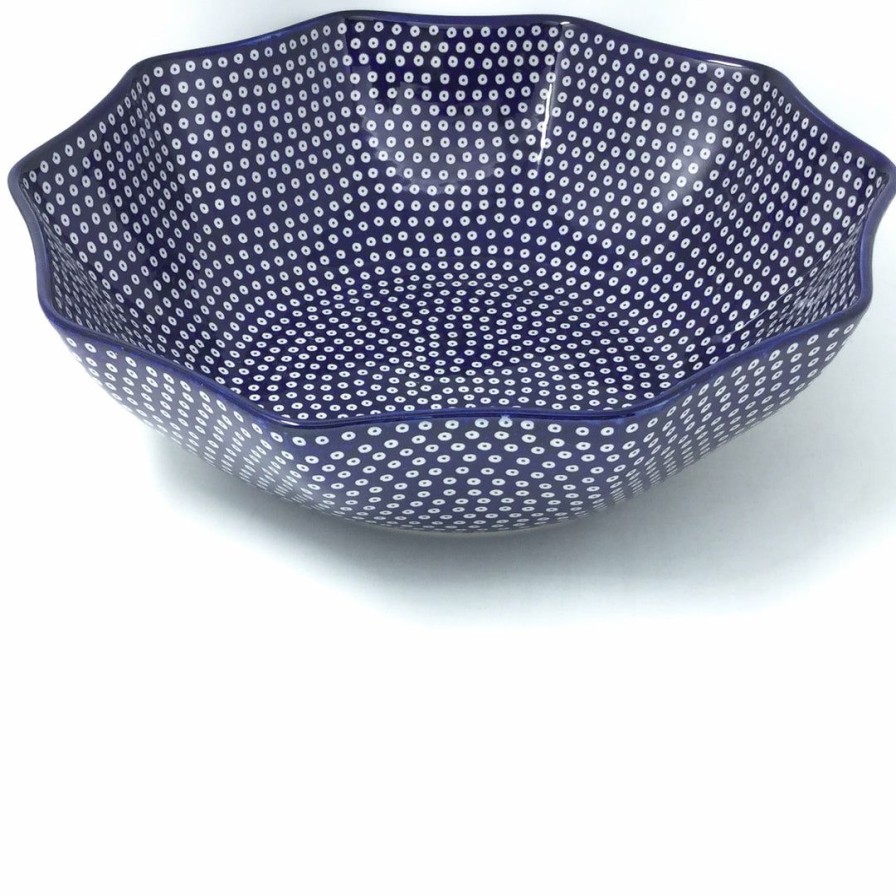 Bowls * | Janelle Imports Lg New Kitchen Bowl In Blue Elegance