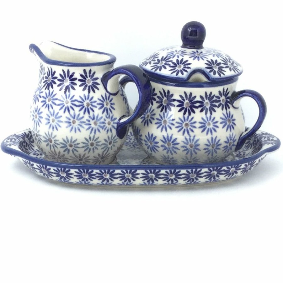 Table Accessories * | Janelle Imports Creamer & Sugar Set W/Tray In All Stars