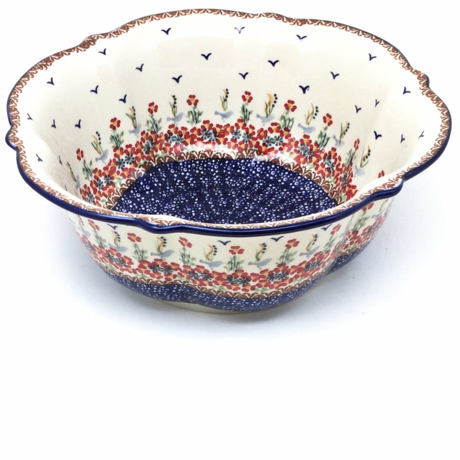 Bowls * | Janelle Imports Lg Retro Bowl In Simply Beautiful