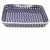 Bakeware * | Janelle Imports Lg Rectangular Baker In White Polka-Dot