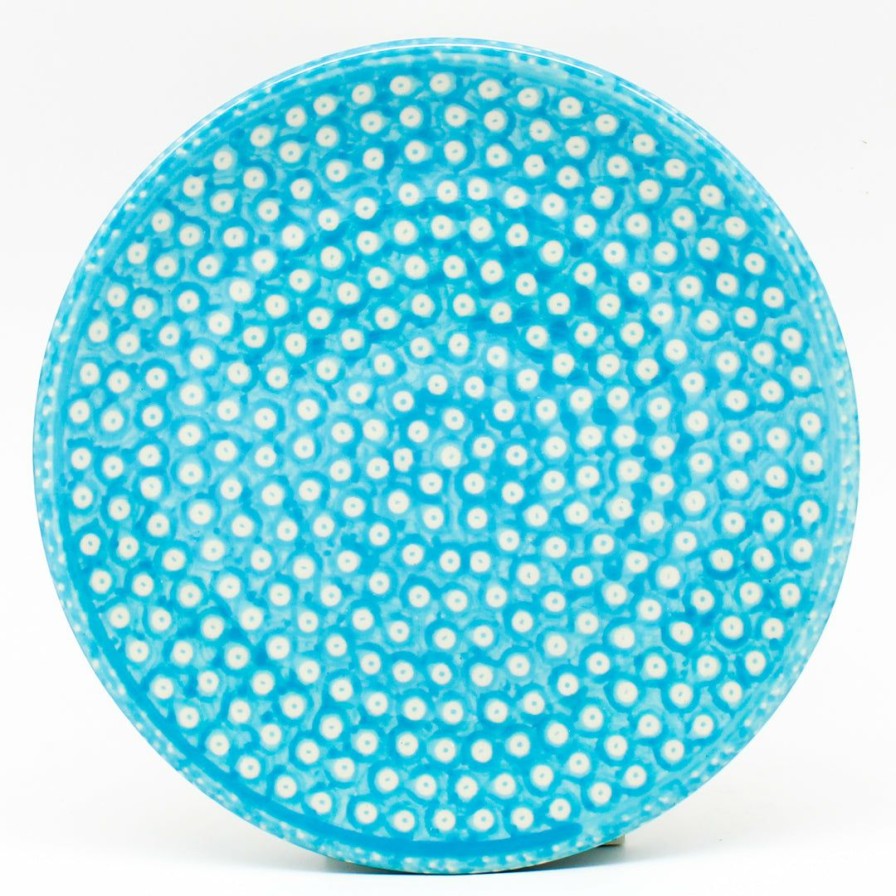 Plates * | Janelle Imports Bread & Butter Plate In Aqua Elegance