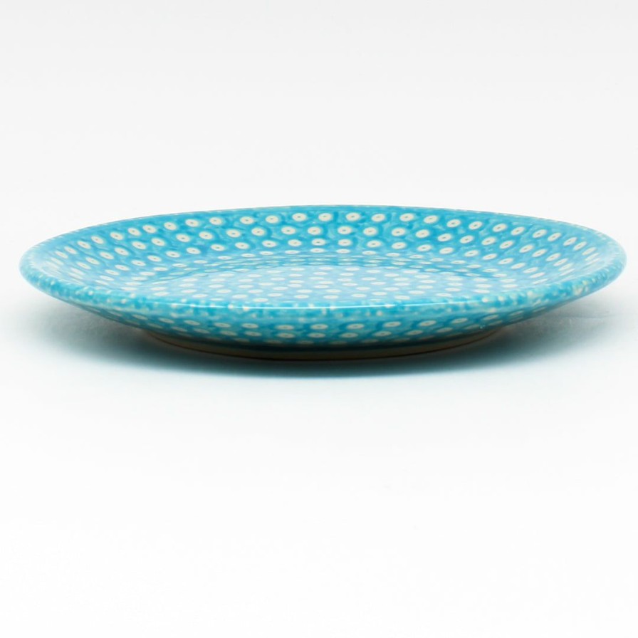 Plates * | Janelle Imports Bread & Butter Plate In Aqua Elegance