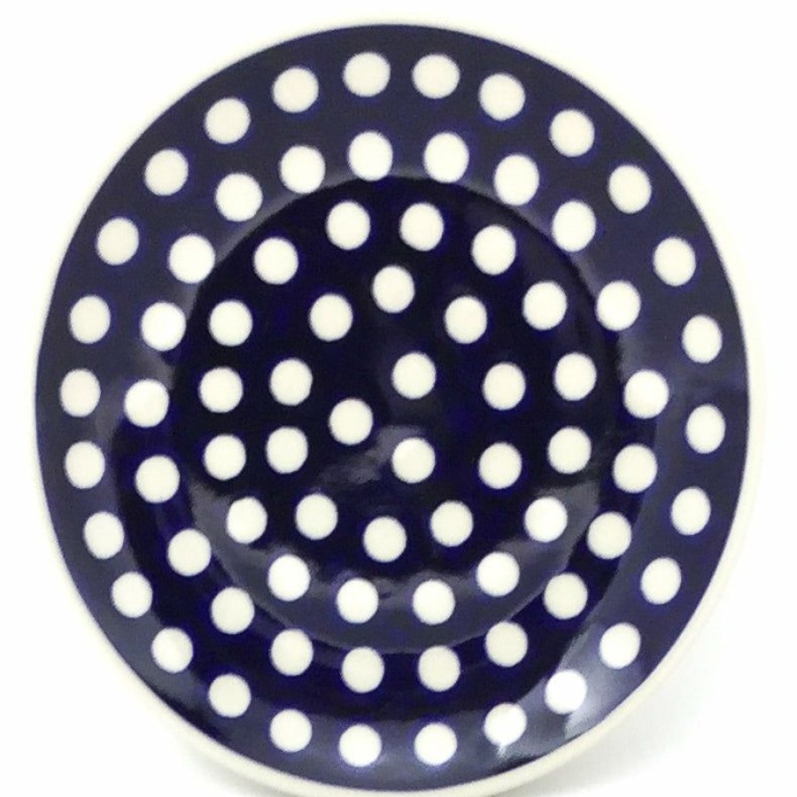 Plates * | Janelle Imports Bread & Butter Plate In White Polka-Dot