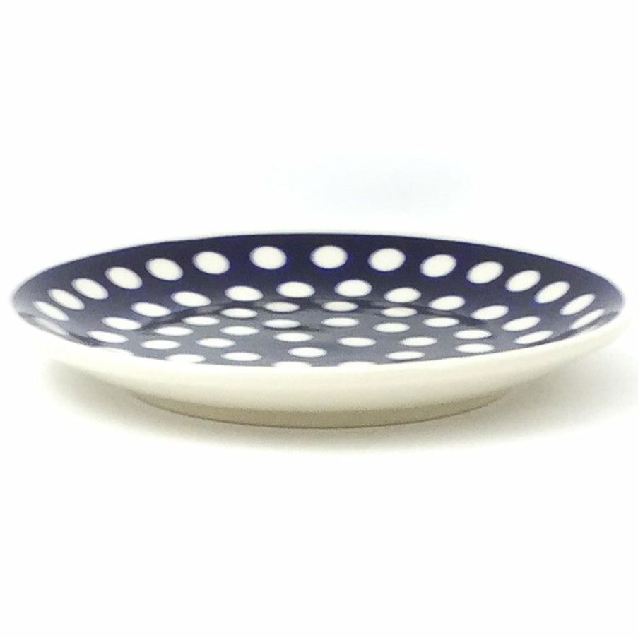 Plates * | Janelle Imports Bread & Butter Plate In White Polka-Dot