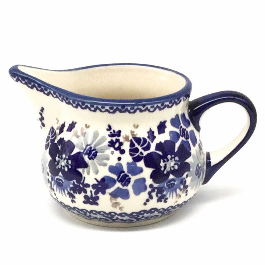 Table Accessories * | Janelle Imports Creamer 6 Oz In Stunning Blue