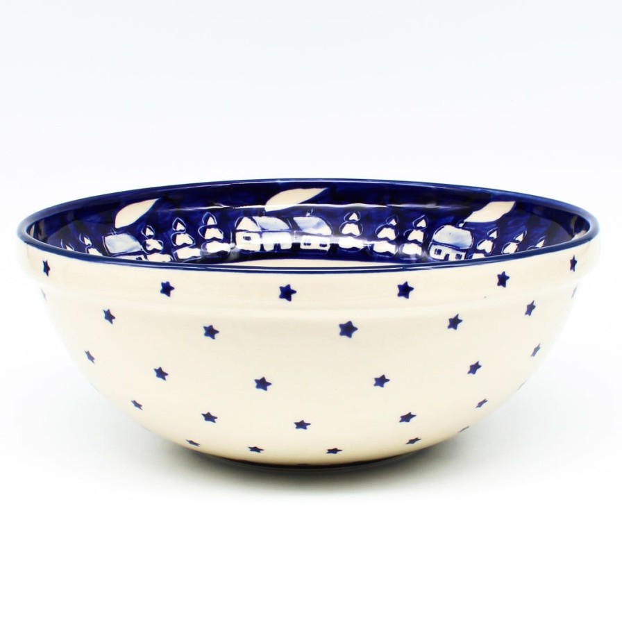 Bowls * | Janelle Imports Round Bowl 64 Oz In Winter