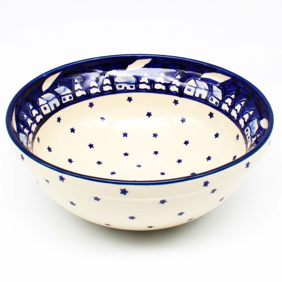 Bowls * | Janelle Imports Round Bowl 64 Oz In Winter