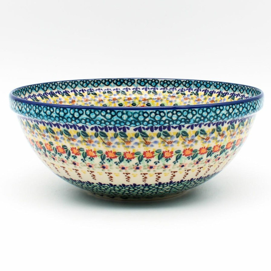 Bowls * | Janelle Imports Round Bowl 64 Oz In Country Fall