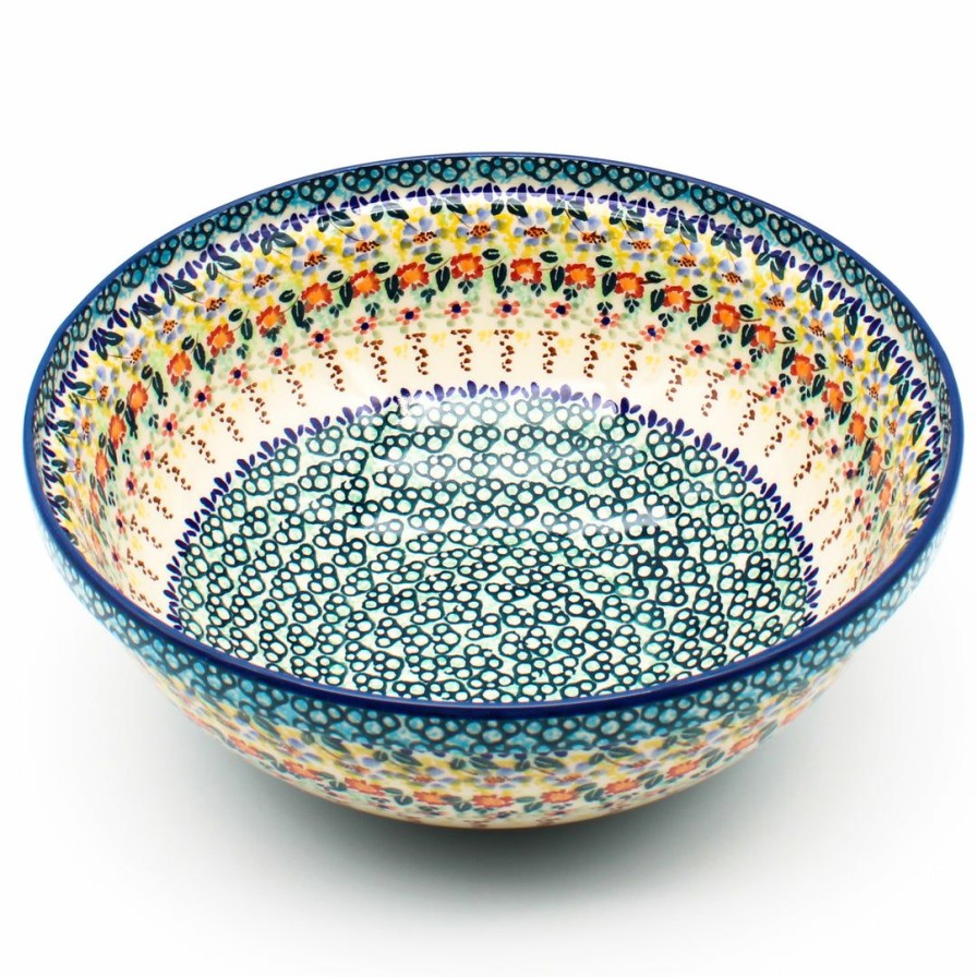 Bowls * | Janelle Imports Round Bowl 64 Oz In Country Fall