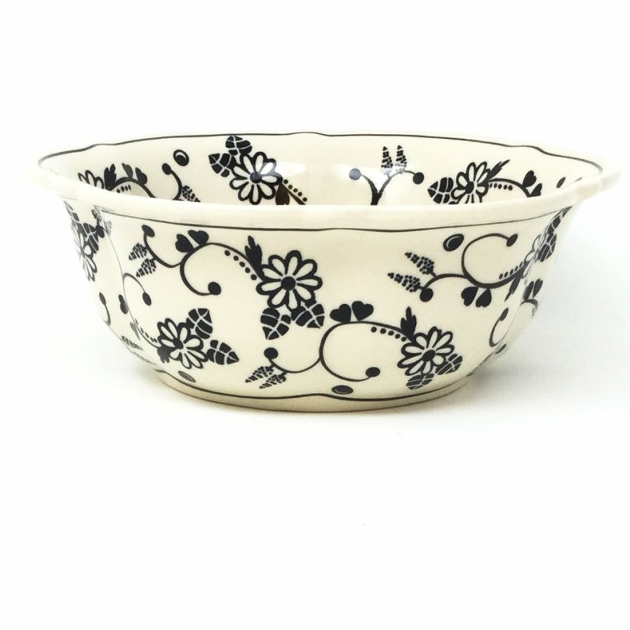 Bowls * | Janelle Imports Sm Retro Bowl In Midnight Garden