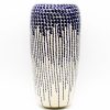 Home Decor * | Janelle Imports Lg Modern Vase In Blue Rain