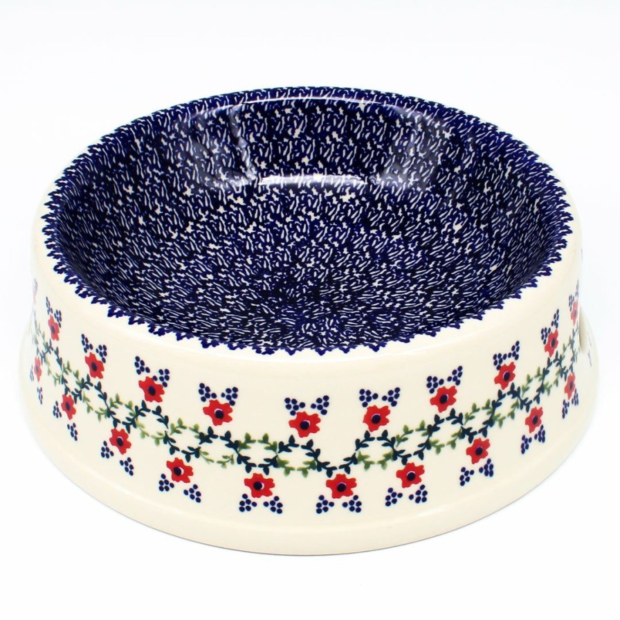 Bowls * | Janelle Imports Lg Dog Bowl In Lattice