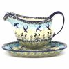 Table Accessories * | Janelle Imports Gravy Boat W/Tray 1 Qt In Birds