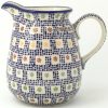 Home Decor * | Janelle Imports Pitcher 2 Qt In Modern Checkers