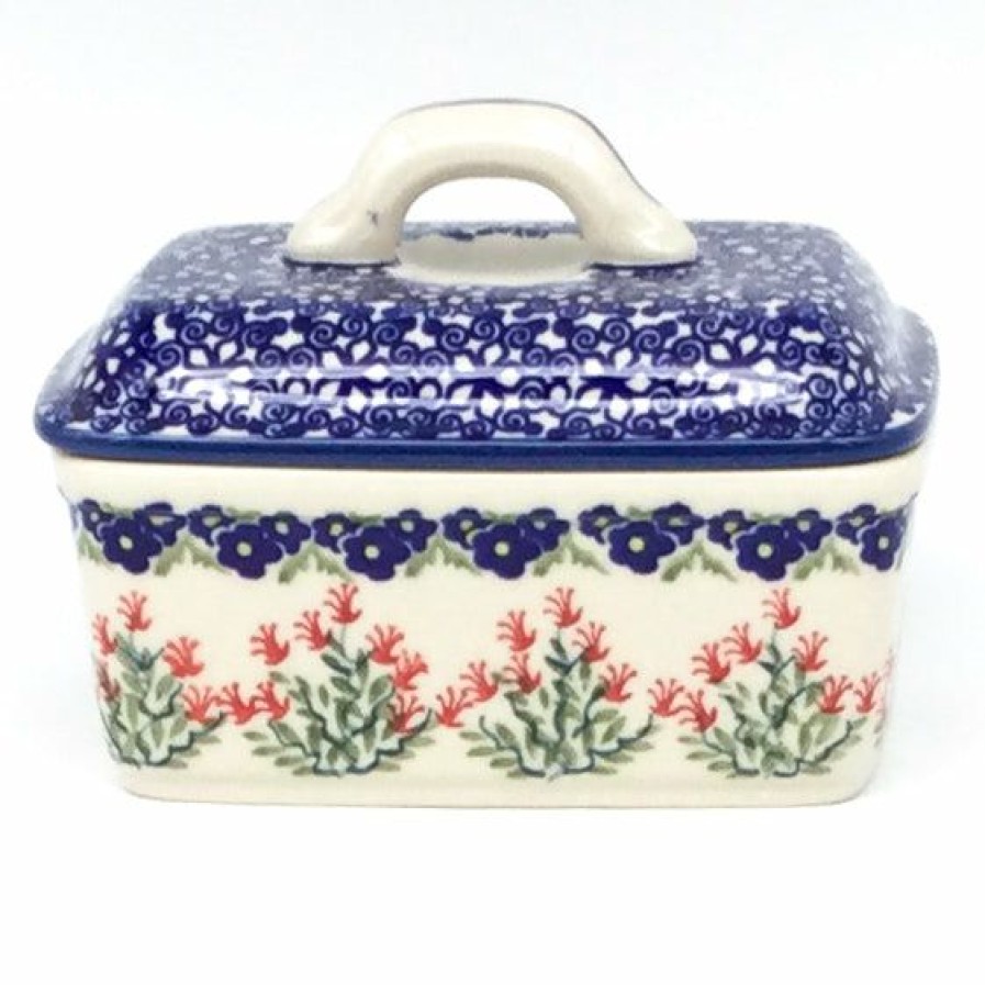 Table Accessories * | Janelle Imports Butter Box In Field Of Flowers