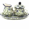 Table Accessories * | Janelle Imports Creamer & Sugar Set W/Tray In Blue Clematis