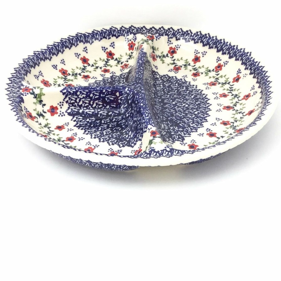 Plates * | Janelle Imports Divided Plate In Lattice