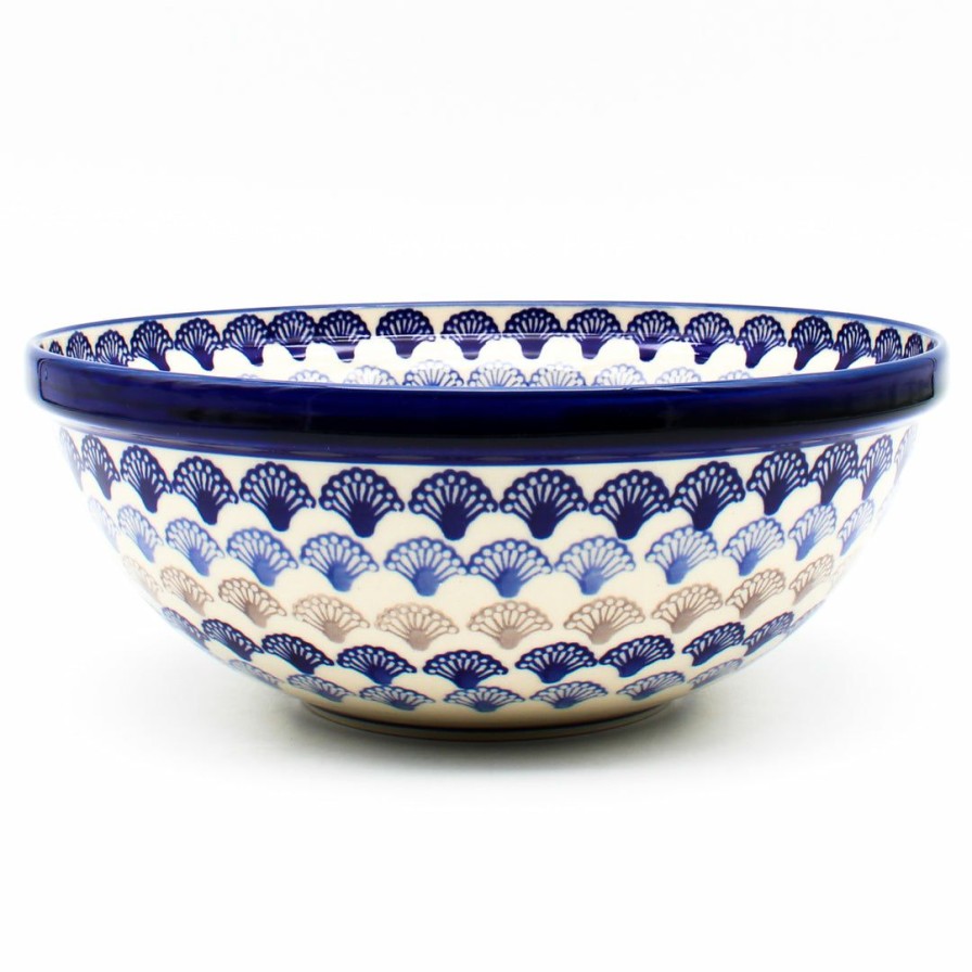 Bowls * | Janelle Imports Round Bowl 64 Oz In Seashells