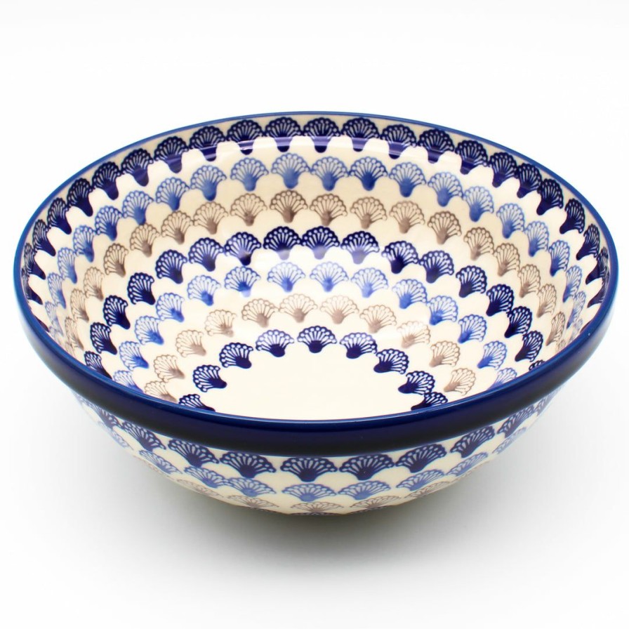 Bowls * | Janelle Imports Round Bowl 64 Oz In Seashells