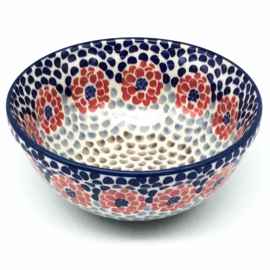 Bowls * | Janelle Imports New Soup Bowl 20 Oz In Red Zinnia