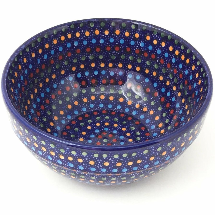 Bowls * | Janelle Imports Soup Bowl 24 Oz In Multi-Colored Dots