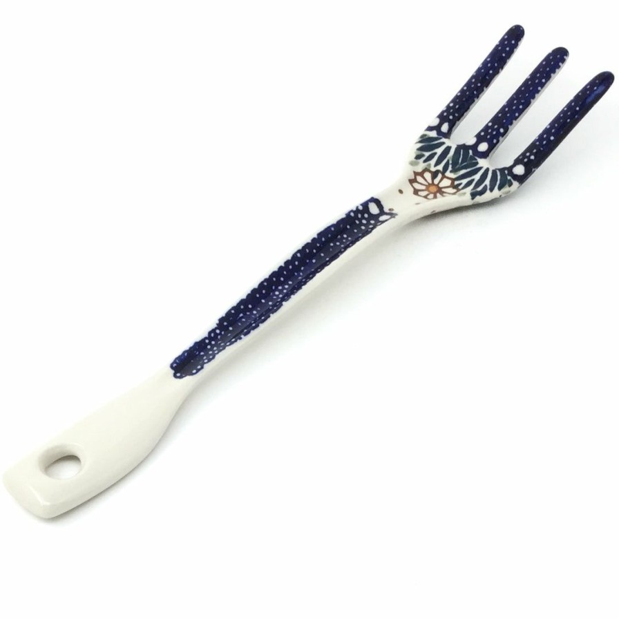 Kitchen Accessories * | Janelle Imports Serving Fork 12 In Blue Jay