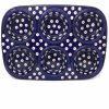 Bakeware * | Janelle Imports Muffin Baker In Blue Tradition