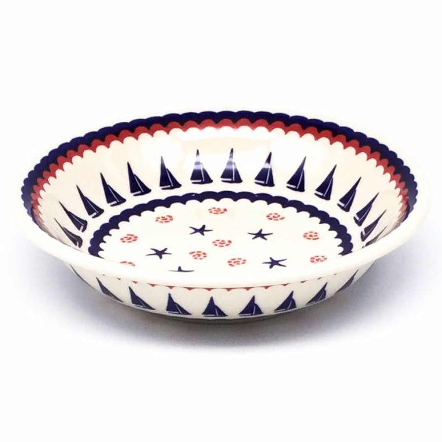 Bowls * | Janelle Imports Sm Pasta Bowl In Blue Sail