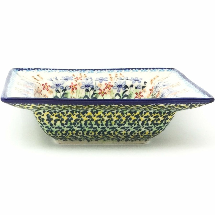 Plates * | Janelle Imports Square Soup Plate In Country Spring