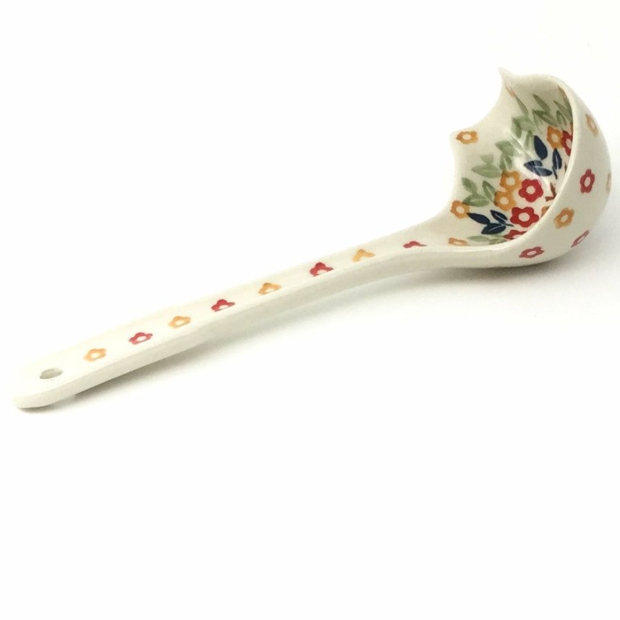 Table Accessories * | Janelle Imports Gravy Ladle In Tiny Flowers