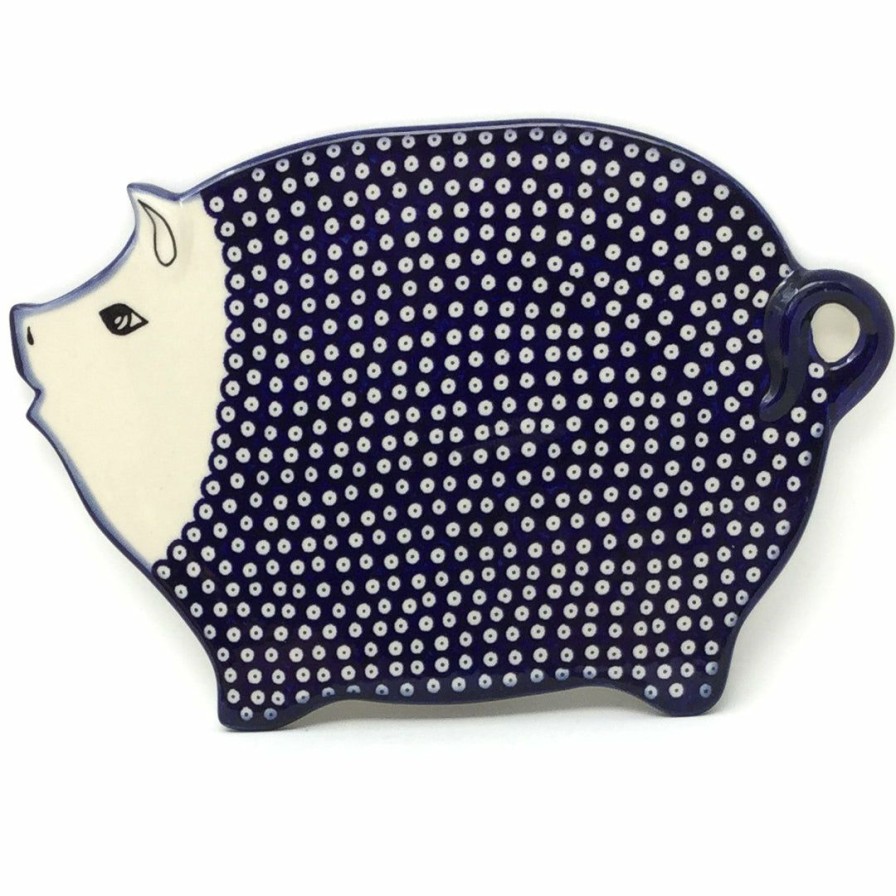 Kitchen Accessories * | Janelle Imports Piggy Cutting Board In Blue Elegance