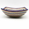 Bowls * | Janelle Imports Lg Nut Bowl In Multi-Colored Flowers